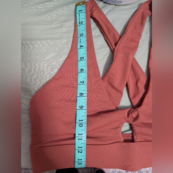 Fabletics Oasis Twist Sports Bra XLarge Lot Of 2 Mahogany/Black - Picture 4 of 5